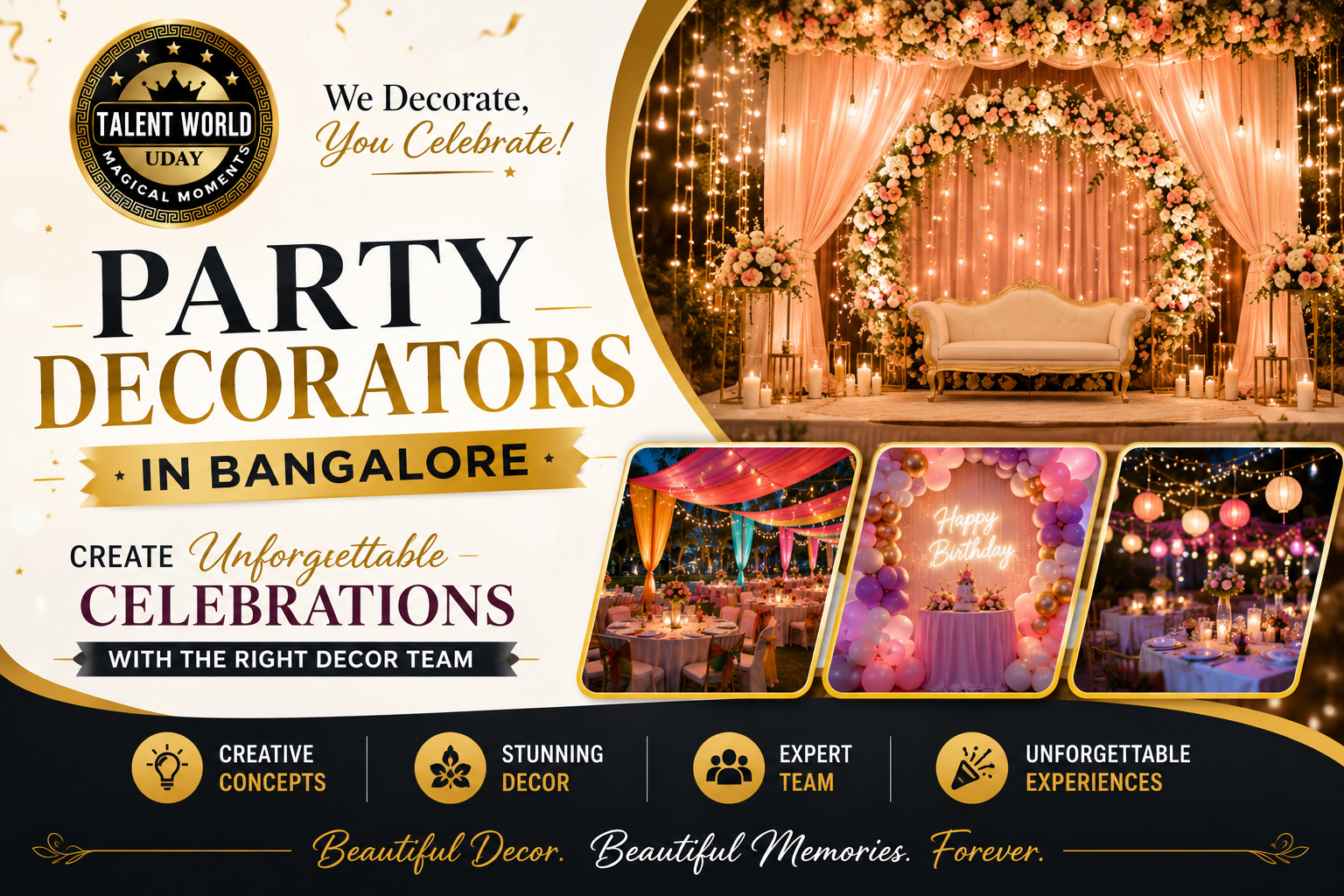 Party Decorators in Bangalore