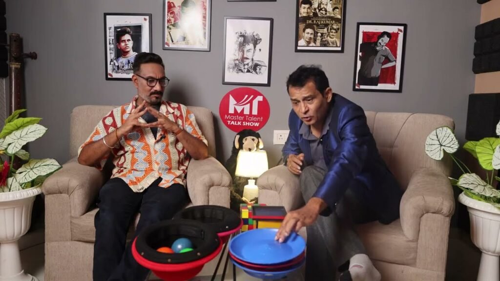 Plate juggling Uday on Master Talent Talk Show