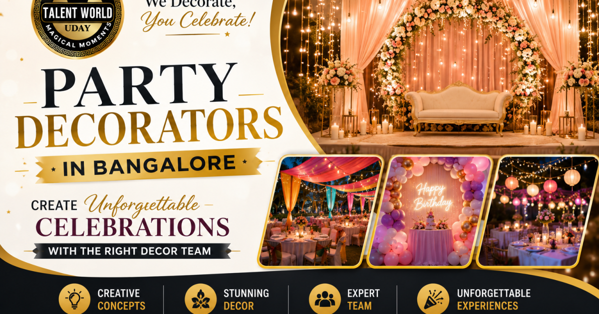 Party Decorators in Bangalore